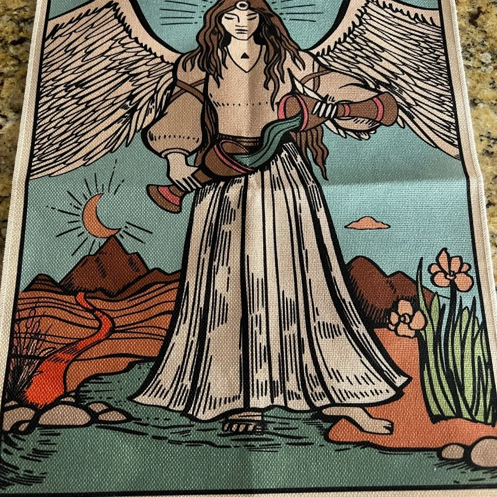 3 Pack Tarot Tapestries Temperance Strength Hanged Man‎ Tarot Tapestries